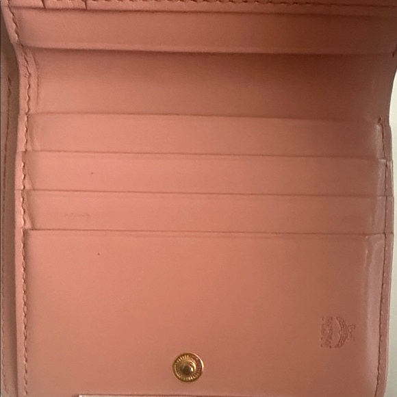 MCM Printed Compact Wallet with Rabbit Appliqué - Picture 6 of 9